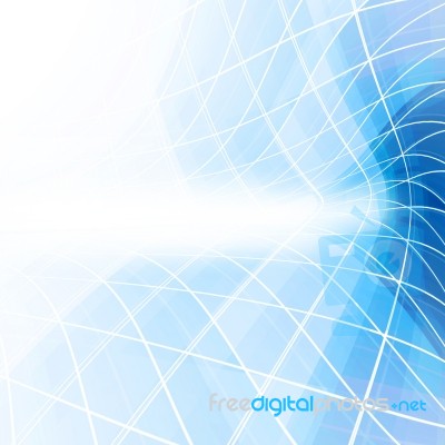 Blue Futuristic Background Stock Image