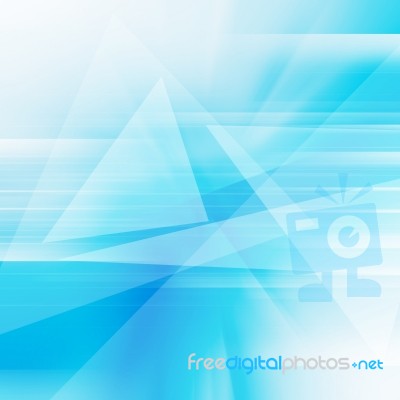 Blue Futuristic Background Stock Image