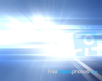 Blue Futuristic Background Stock Image