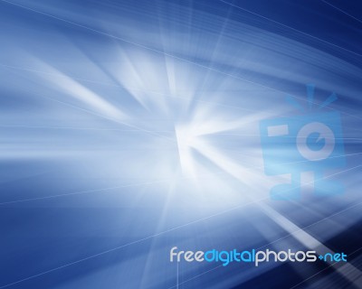 Blue Futuristic Background Stock Image