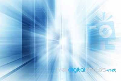 Blue Futuristic Background Stock Image