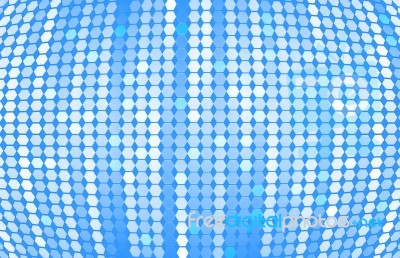 Blue Hexagon Shape Abstract Background Stock Image