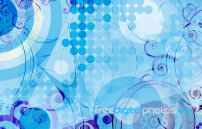 Blue Illustration Stock Image