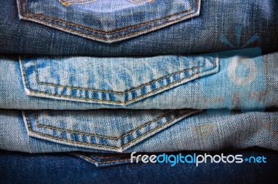 Blue Jeans Stock Photo