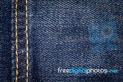 Blue Jeans Background Stock Photo