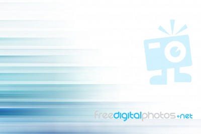 Blue Line Horizon Background Stock Photo