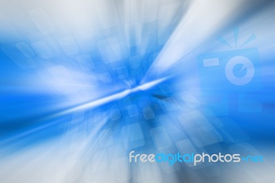 Blue Modern Background Stock Image