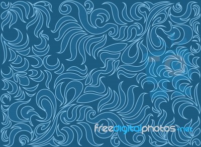 Blue Pattern Abstract Background Stock Image