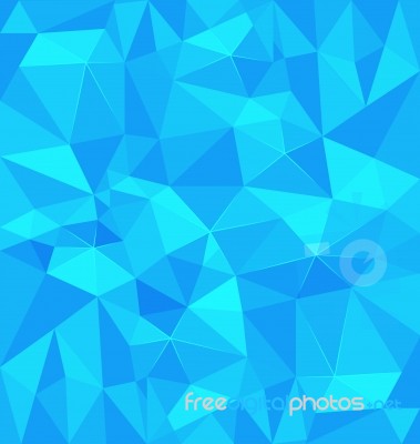 Blue Polygonal Background Stock Image