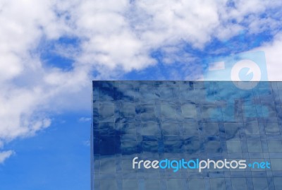 Blue Reflection Stock Photo