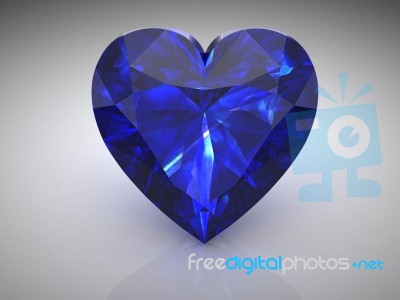 Blue Sapphire Stock Image