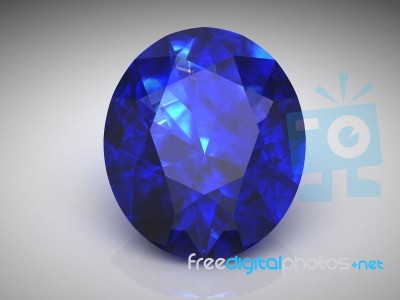 Blue Sapphire Stock Image