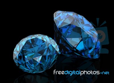 Blue Sapphire Stock Image