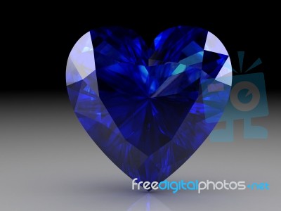 Blue Sapphire Stock Image