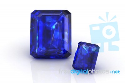 Blue Sapphire Stock Image