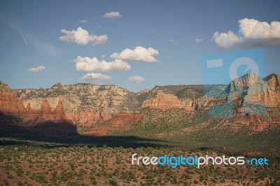 Blue Skies Stock Photo