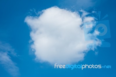 Blue Sky And Cloud Stock Photo