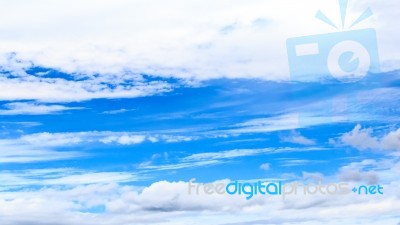 Blue Sky And Clouds Stock Photo