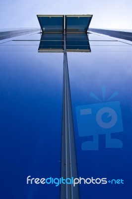 Blue Sky And Office Building Stock Photo