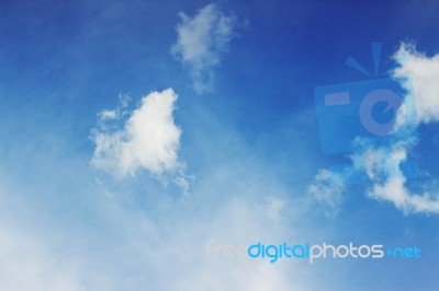 Blue Sky At Daytime Stock Photo