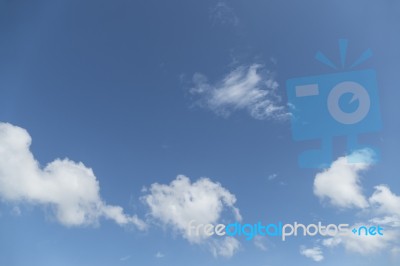 Blue Sky With Cloud Stock Photo