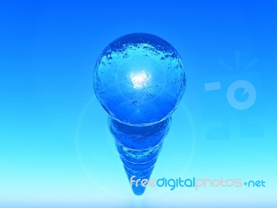 Blue Sphere Stock Image