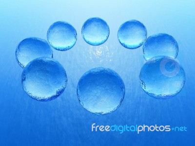 Blue Sphere Stock Image