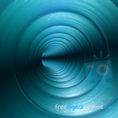 Blue Swirl Background Stock Image