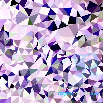 Blue Violet Abstract Low Polygon Background Stock Image