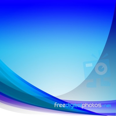 Blue Wave Background Means Soft Effect Wallpaper Or Modern Art Stock Image