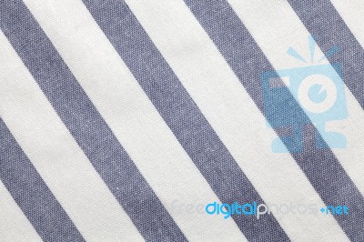 Blue White Texture Fabric Cotton Background Stock Photo