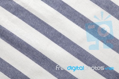 Blue White Texture Fabric Cotton Background Stock Photo