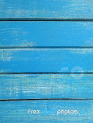 Blue Wood Texture Background Stock Photo