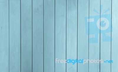 Blue Wooden Background Stock Photo