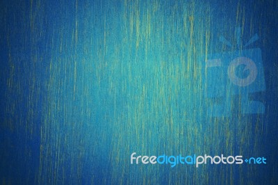 Blue Wooden Wall Stock Photo