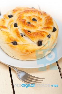 Blueberry Bread Cake Dessert Stock Photo