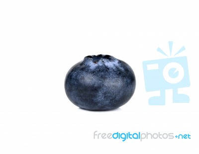 Blueberry Isolated On The White Background Stock Photo