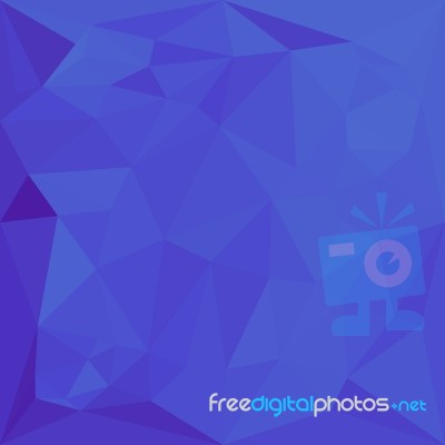 Bluebonnet Abstract Low Polygon Background Stock Image