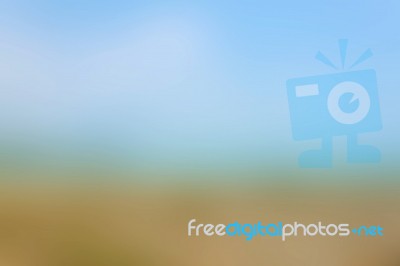 Blur Background Of Beach And Sea For Web Design. Blur Wallpaper Stock Photo