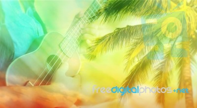 Blurred Background Summer Soft Relax Mood For Background Stock Photo