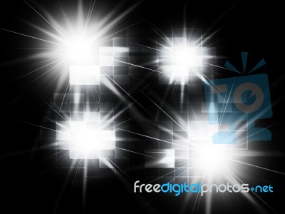 Blurred Light Spots Background Shows Blurry Design Or Artwork Stock Image