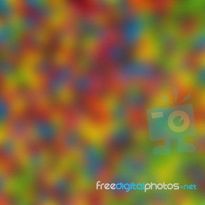 Blurred Multi Color Lights Stock Photo