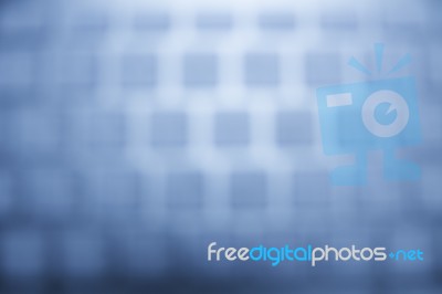 Blurry Blue Tone Dot Pattern Stock Photo