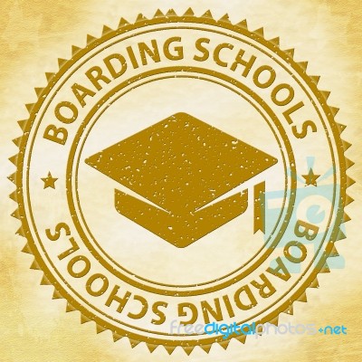 Boarding Schools Shows Learn Training And Education Stock Image