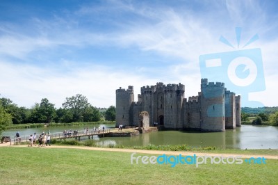 Bodiam Castle Stock Photo