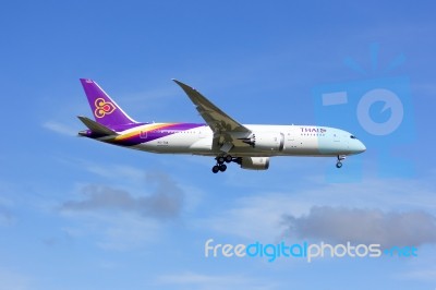 Boeing 787-800 Dreamliner Stock Photo