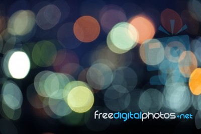 Bokeh Abstract Light Backgrounds Stock Photo