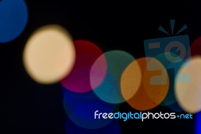 Bokeh And Vintage Color Stock Photo