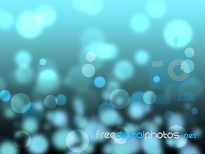 Bokeh Blue Shows Light Burst And Backdrop Stock Image