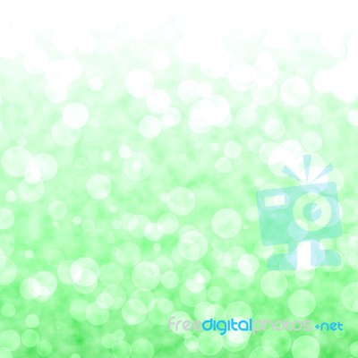 Bokeh Green Background Stock Image